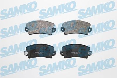 Комплект тормозных колодок, дисковый тормоз SAMKO 5SP117 для RENAULT 15