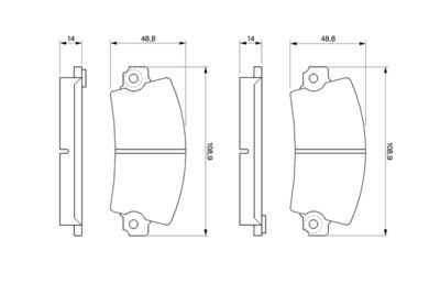 SET PLACUTE FRANA FRANA DISC BOSCH 0986461396 4