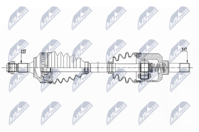 Wał napędowy NTY NPW-CT-075