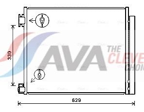 CONDENSATOR CLIMATIZARE AVA Clever Choice DN5422D