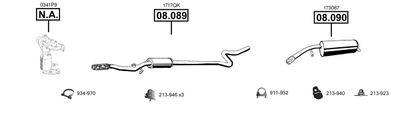 Układ wydechowy ASMET CI090930