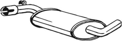 BOSAL Mittelschalldämpfer