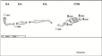 Układ wydechowy WALKER RE98336
