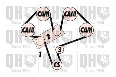 SET CUREA DE DISTRIBUTIE QUINTON HAZELL QBK732 1
