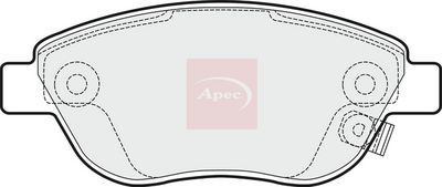 APEC Brake Pad Set, disc brake PAD1533