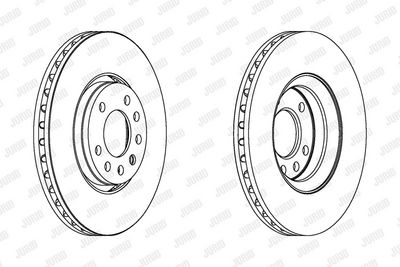 BREMSSCHEIBE JURID 562385JC 1