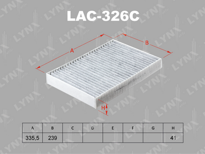 LYNXauto LAC-326C Фильтр салона  для VOLVO V90 (Вольво В90)