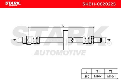 спирачен маркуч STARK SKBH-0820225