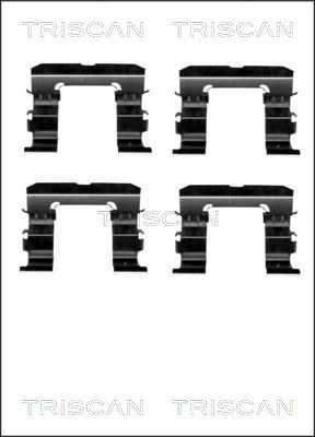 Комплектующие, колодки дискового тормоза TRISCAN 8105 141609 для NISSAN PICK UP