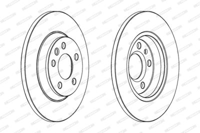 Bromsskiva FERODO DDF1158C