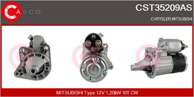 Стартер CASCO CST35209AS для CHRYSLER 300C