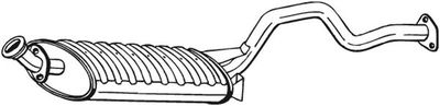BOSAL Mittelschalldämpfer