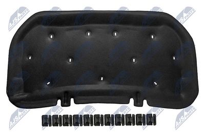 Garso izoliacijos medžiaga, variklio niša