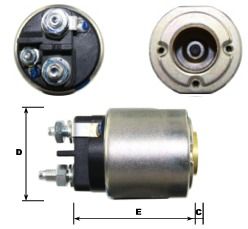 Elektromagnetický spínač, startér GM E9047