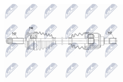 полуоска NTY NPW-KA-417