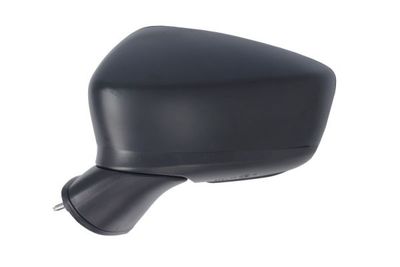 Zijspiegel Links (elektrisch, in reliëf, under-coated, met indicator) past: MAZDA 2 DL, DJ 11.14-