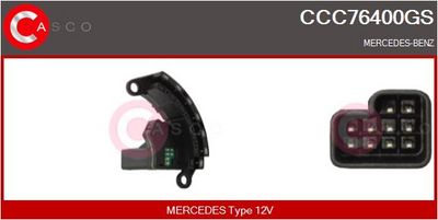 UNITATE DE COMANDA COMUTATOR COLOANA DIRECTIE CASCO CCC76400GS