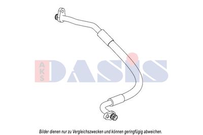 Трубопровод высокого давления, кондиционер AKS DASIS 885911N для CITROËN C5