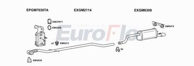 Układ wydechowy EUROFLO VLMER16D6008