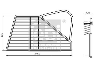 LUFTFILTER FEBI BILSTEIN 173606 2
