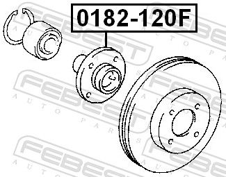 Wheel Hub 0182-120F