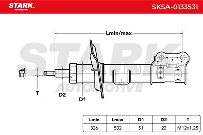 амортисьор STARK SKSA-0133531