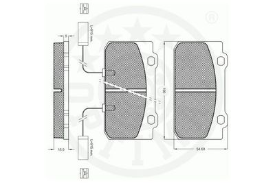 SET PLACUTE FRANA FRANA DISC OPTIMAL 9854 2