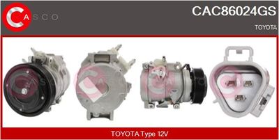 Компрессор, кондиционер CASCO CAC86024GS для TOYOTA LAND CRUISER PRADO