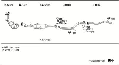 SISTEM DE ESAPAMENT WALKER TOK022467BB