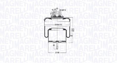 MAGNETI MARELLI Federbalg, Luftfederung