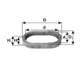Filtr powietrza PZL FILTERS WA25155