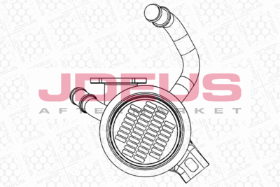 KüHLER ABGASRüCKFüHRUNG JDEUS EG030033C 1