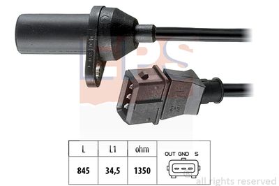 Датчик импульсов EPS 1.953.381 для FIAT PANDA