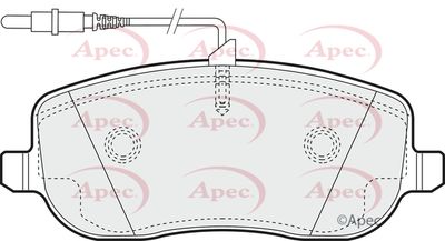 Brake Pad Set APEC PAD1224