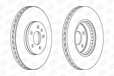 BREMSSCHEIBE CHAMPION 562511CH 1