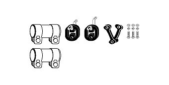 SET MONTARE SISTEM DE ESAPAMENT