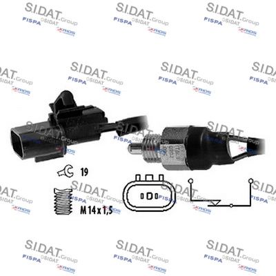 Выключатель, фара заднего хода SIDAT 3.234222 для MITSUBISHI L200