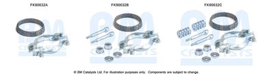 Монтажный комплект, катализатор BM CATALYSTS FK90632 для PEUGEOT 405