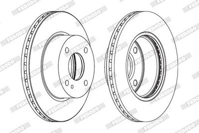 DISC FRANA FERODO DDF1740C 1