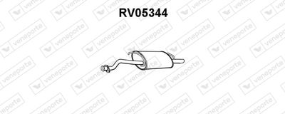 Глушитель выхлопных газов конечный VENEPORTE RV05344 для ROVER 200