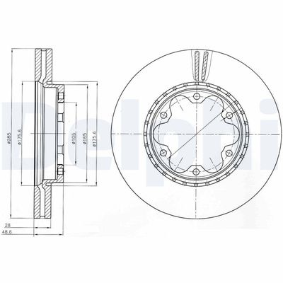 DISC FRANA DELPHI BG4210