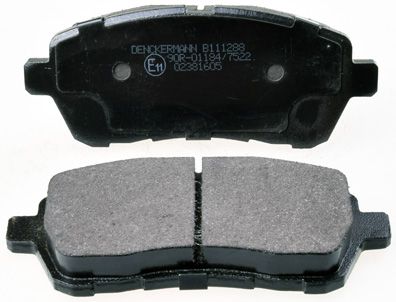 Комплект тормозных колодок, дисковый тормоз B111288