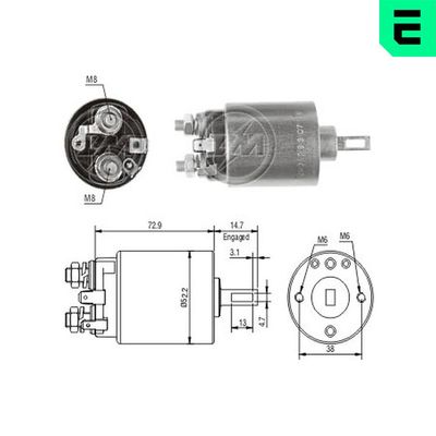SOLENOID ELECTROMOTOR