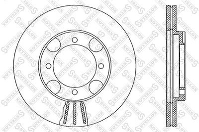 STELLOX 6020-3408V-SX Тормозные диски 