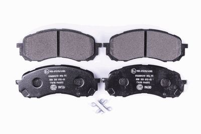 Комплект тормозных колодок, дисковый тормоз HELLA 8DB 355 012-451 для SUBARU IMPREZA