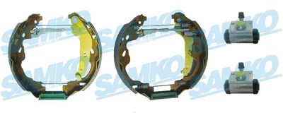 Комплект тормозных колодок SAMKO KEG820 для CITROËN C1