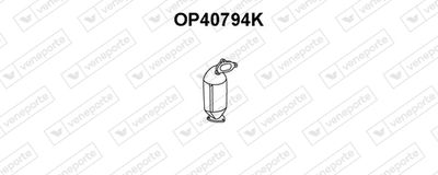 VENEPORTE OP40794K Катализатор  для OPEL VECTRA C (Z02) 2.0 16V Turbo (F69)