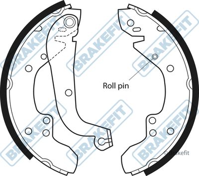 APEC Brake Shoe Set BSH1091