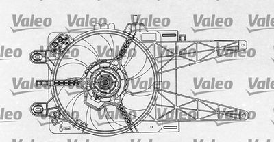 VALEO 698763 Вентилятор системы охлаждения двигателя  для FIAT PUNTO (Фиат Пунто)