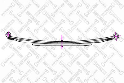 комплект пружини STELLOX 12-00013-SX